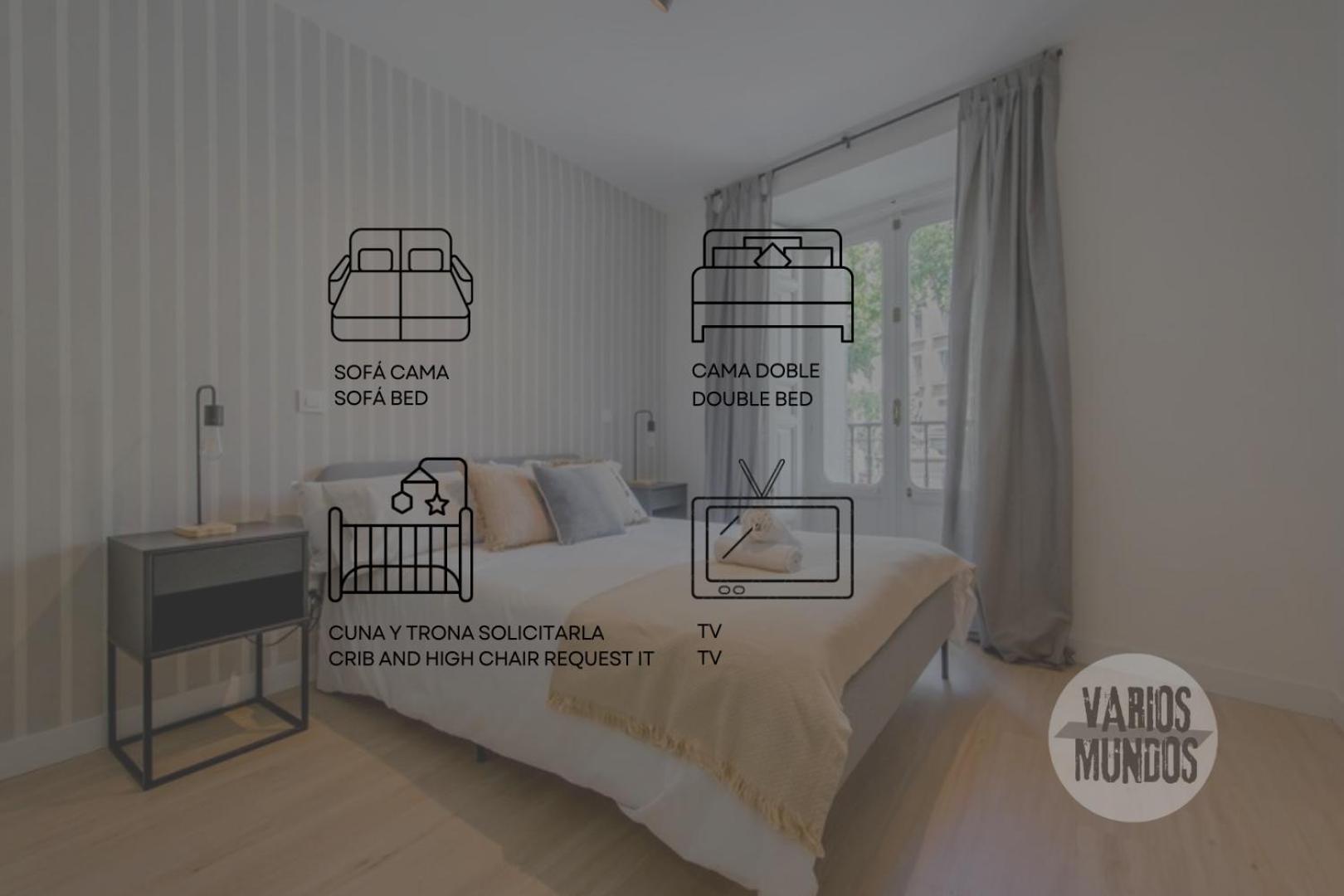 Spacious New Aparment Para 8Pax En La Plaza De Tirso E1 Madrid Ngoại thất bức ảnh